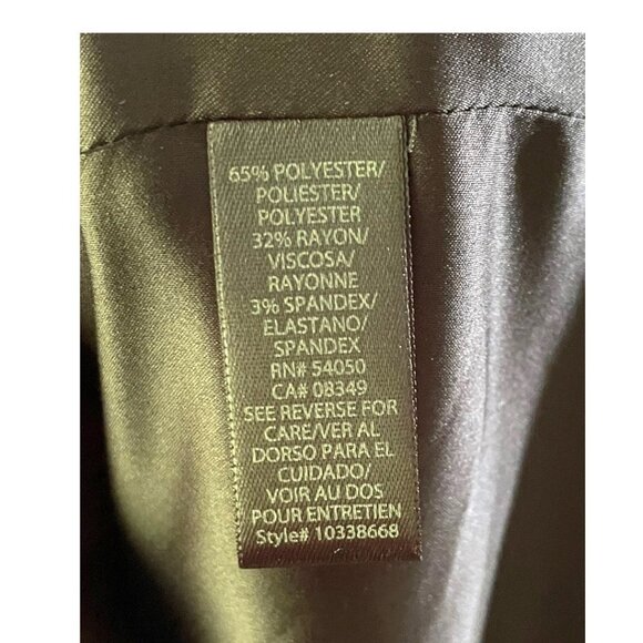 Rachel Roy Size 14 NEW Black Cap Sleeve Sheath Dress - Picture 6 of 10